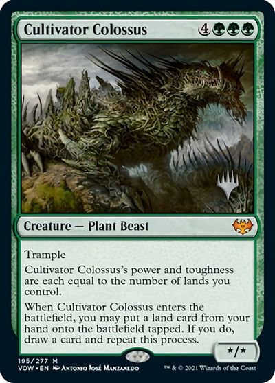 Cultivator Colossus (Promo Pack) [Innistrad: Crimson Vow Promos] | Good Games Cannington