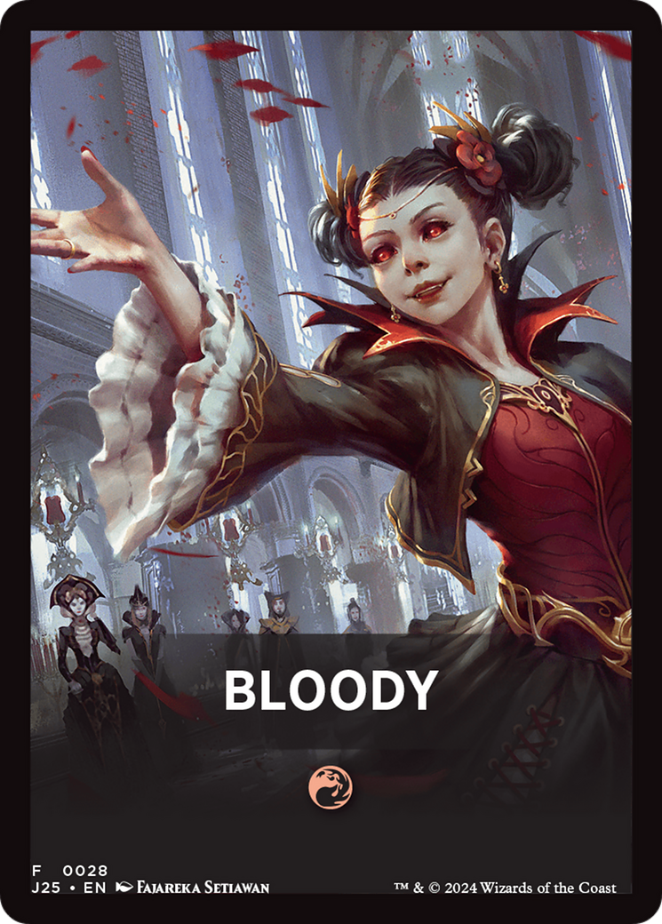 Bloody Theme Card [Foundations Jumpstart Front Cards] | Good Games Cannington