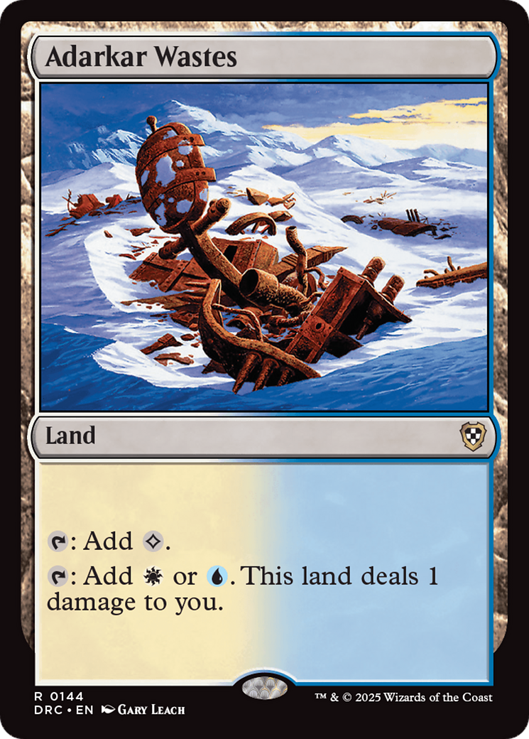 Adarkar Wastes [Aetherdrift Commander] | Good Games Cannington