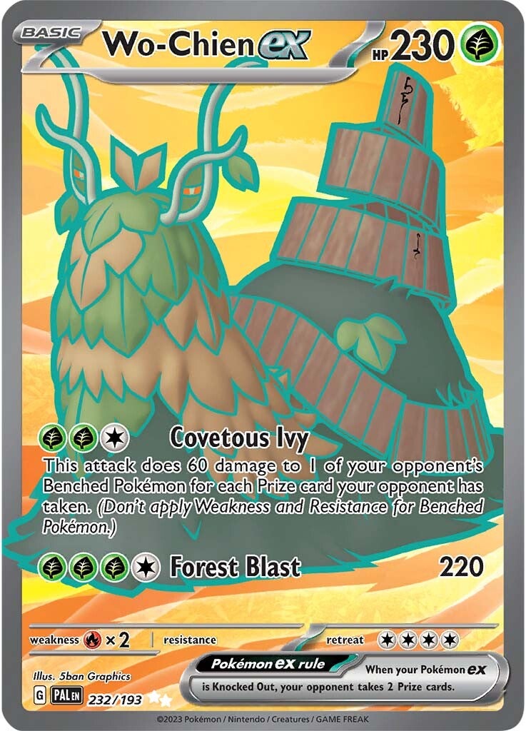 Wo-Chien ex (232/193) [Scarlet & Violet: Paldea Evolved] | Good Games Cannington