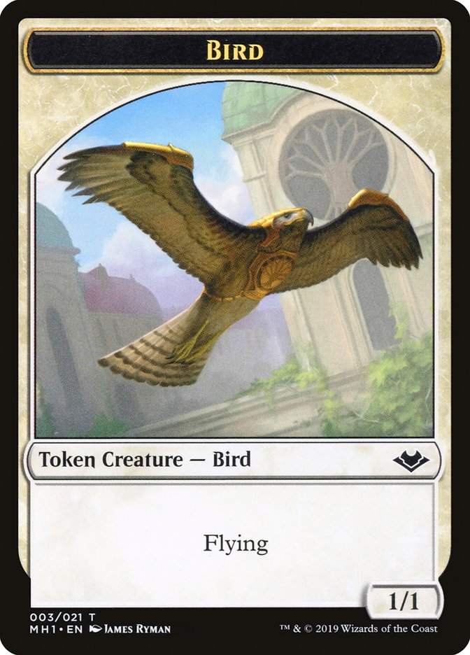Angel (002) // Bird (003) Double-Sided Token [Modern Horizons Tokens] | Good Games Cannington