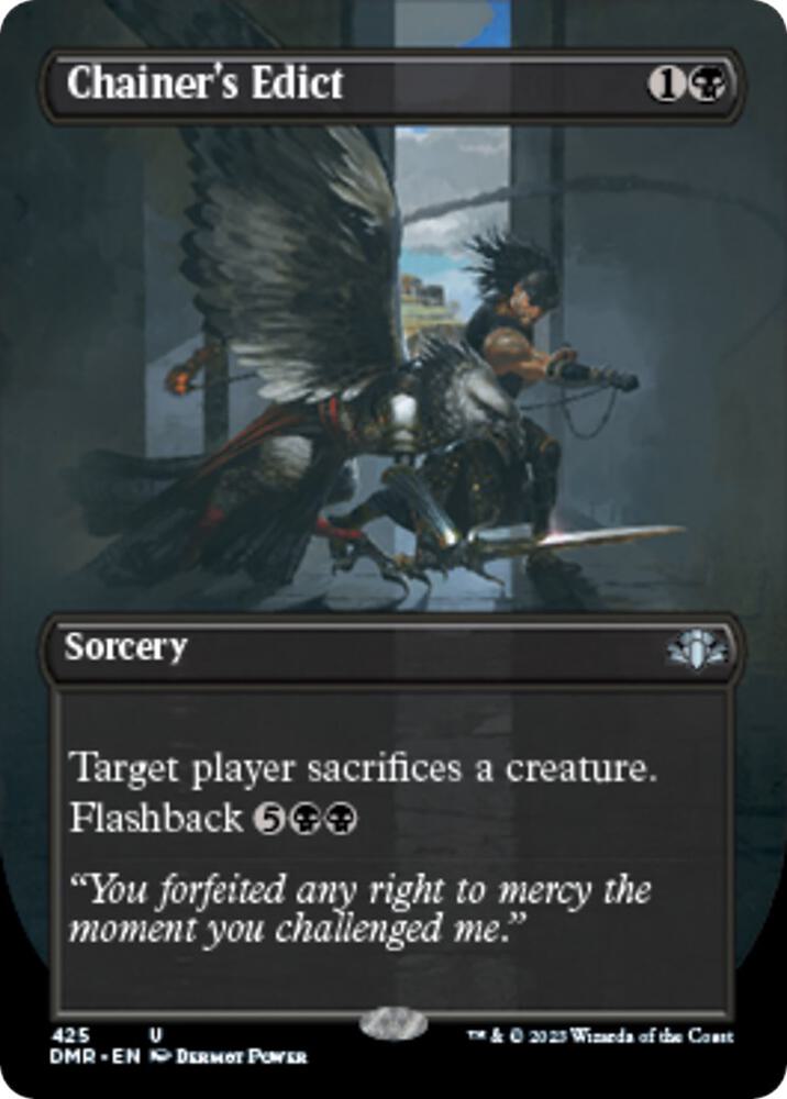 Chainers Edict Borderless 425 (Dominaria Remastered)  | Good Games Cannington