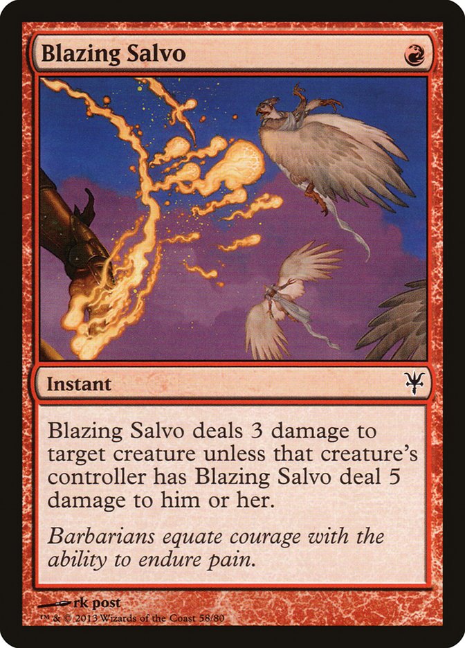 Blazing Salvo [Duel Decks: Sorin vs. Tibalt] | Good Games Cannington