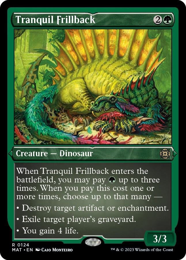 Tranquil Frillback 124/50 (March of the Machine: The Aftermath)  - Etched Foil | Good Games Cannington