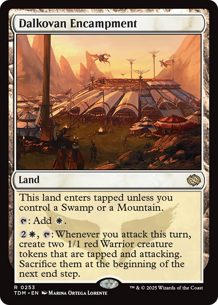 Dalkovan Encampment [Tarkir: Dragonstorm] | Good Games Cannington