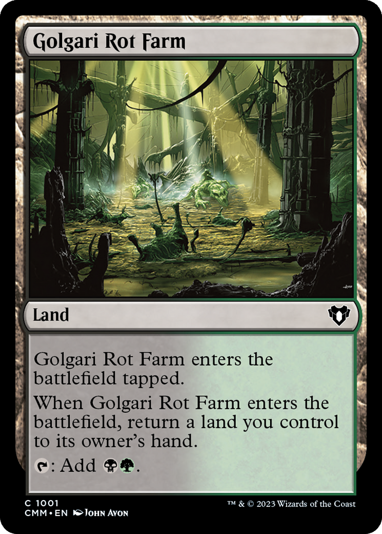 Golgari Rot Farm [Commander Masters] | Good Games Cannington