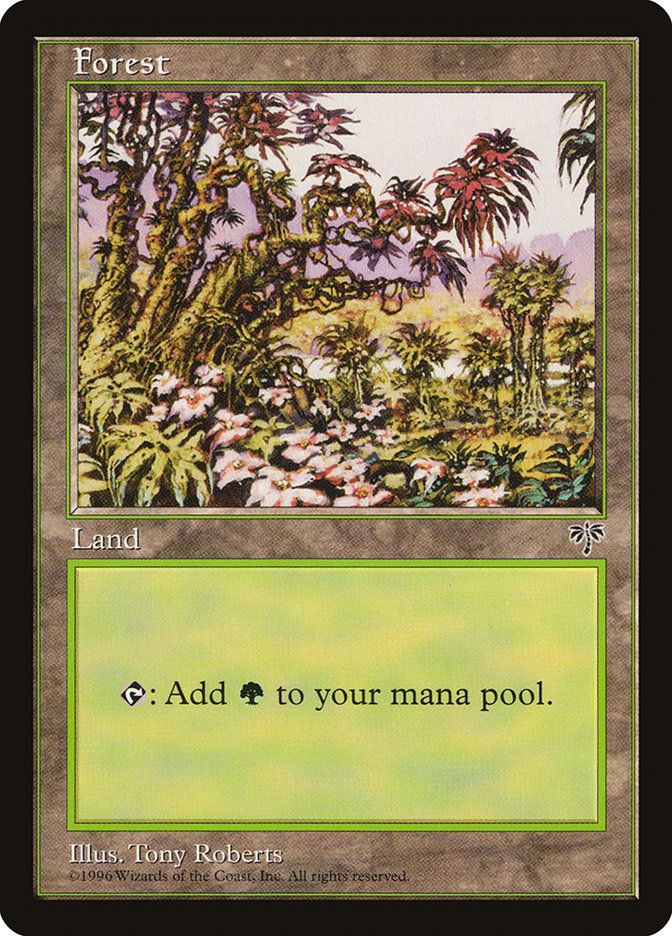 Forest (Open Flowers Bottom Center) [Mirage] | Good Games Cannington