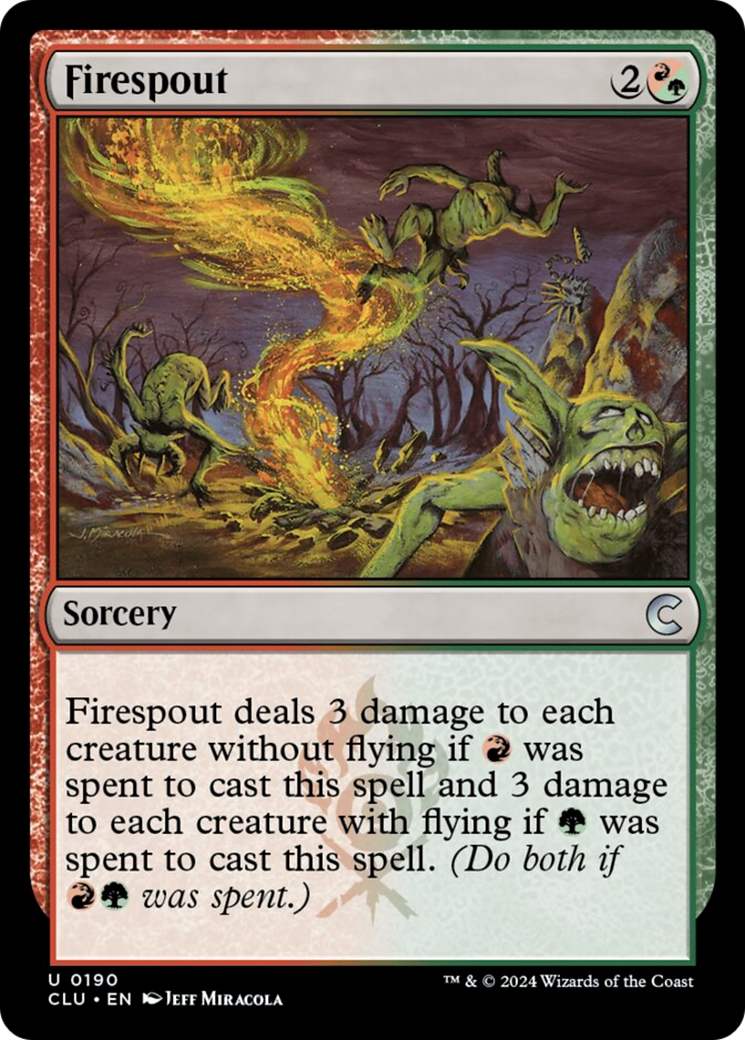 Firespout [Ravnica: Clue Edition] | Good Games Cannington