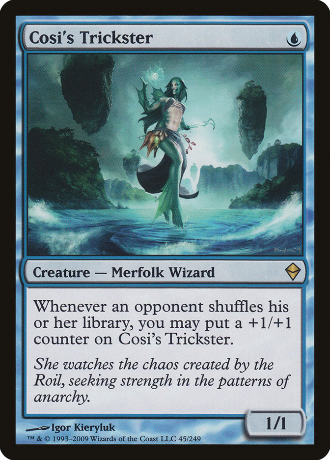 Cosi's Trickster 45 (Zendikar)  - Foil | Good Games Cannington