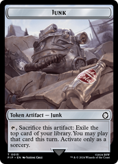 Junk // Soldier (0004) Double-Sided Token [Fallout Tokens] | Good Games Cannington