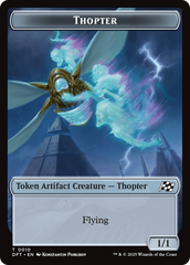 Goblin // Thopter (0010) Double-Sided Token [Aetherdrift Tokens] | Good Games Cannington