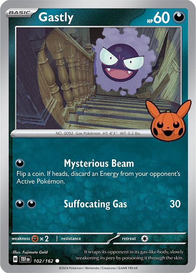 Gastly (102/162) [Trick or Trade 2024] | Good Games Cannington