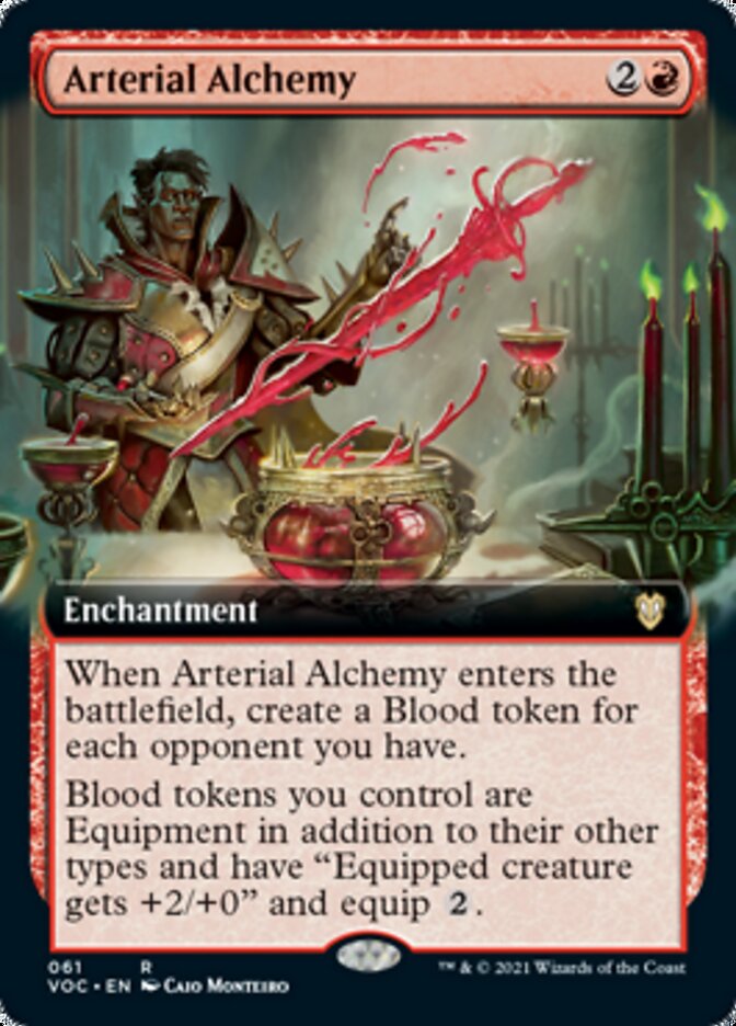 Arterial Alchemy (Extended Art) [Innistrad: Crimson Vow Commander] | Good Games Cannington
