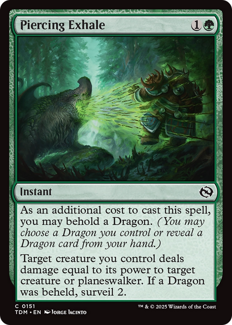 Piercing Exhale [Tarkir: Dragonstorm] | Good Games Cannington