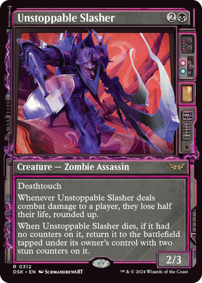 Unstoppable Slasher Showcase 312 (Duskmourn: House of Horror)  - Foil | Good Games Cannington