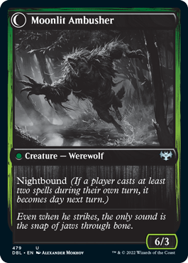 Oakshade Stalker // Moonlit Ambusher [Innistrad: Double Feature] | Good Games Cannington