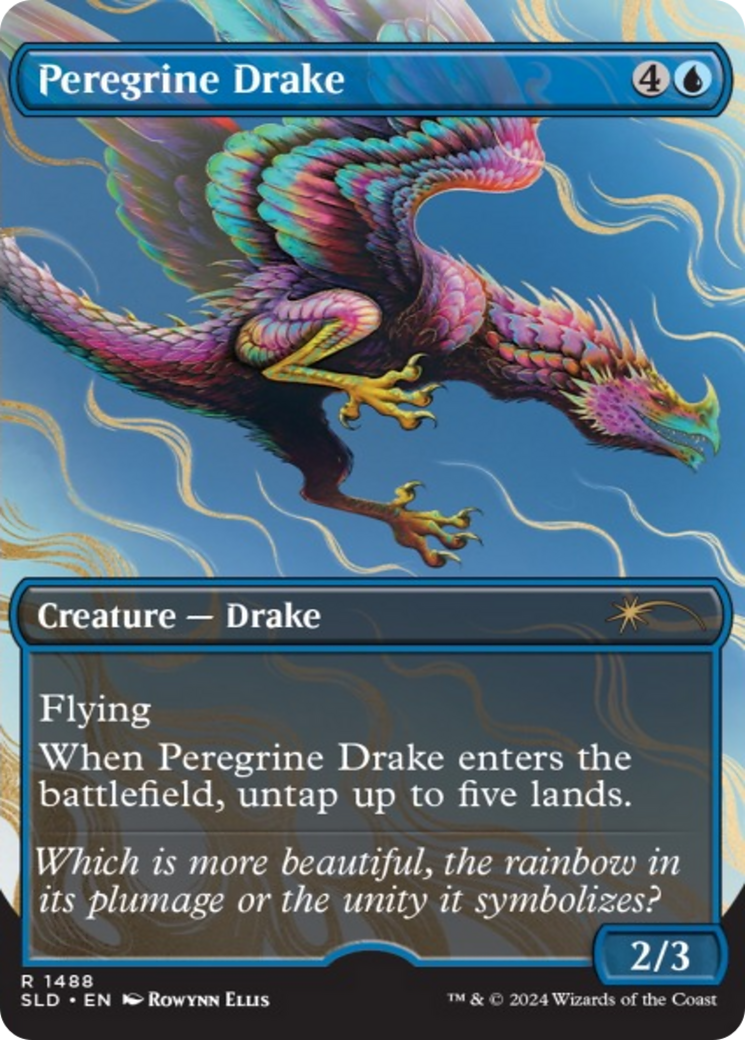 Peregrine Drake (Rainbow Foil) [Secret Lair Drop Series] | Good Games Cannington