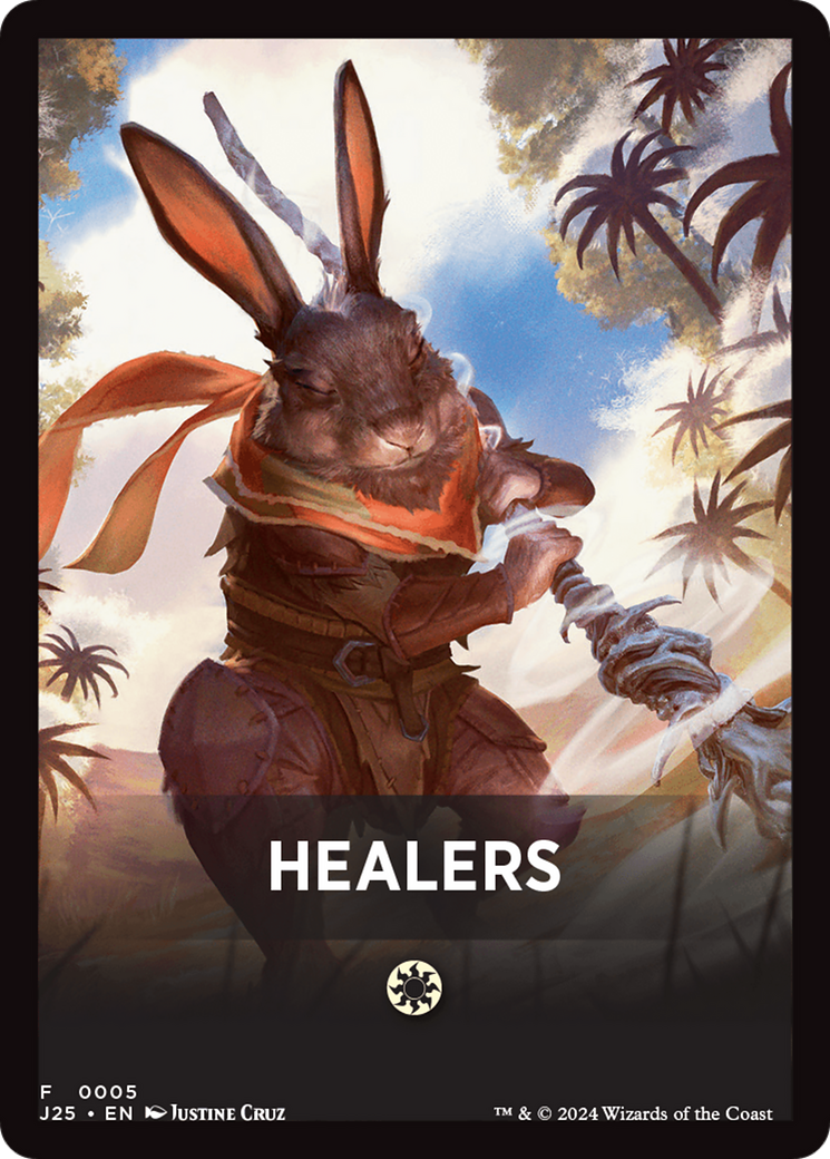 Healers Theme Card [Foundations Jumpstart Front Cards] | Good Games Cannington