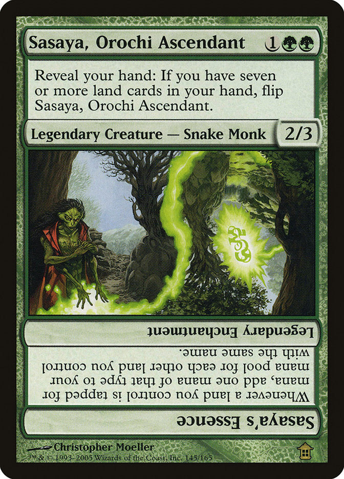 Sasaya, Orochi Ascendant // Sasaya's Essence [Saviors of Kamigawa] | Good Games Cannington
