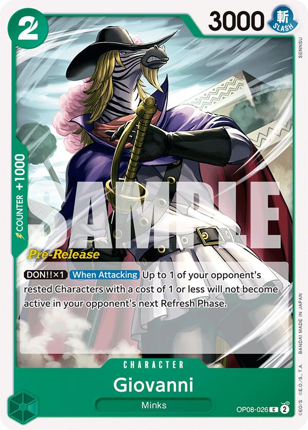 Giovanni [Two Legends Pre-Release Cards] | Good Games Cannington