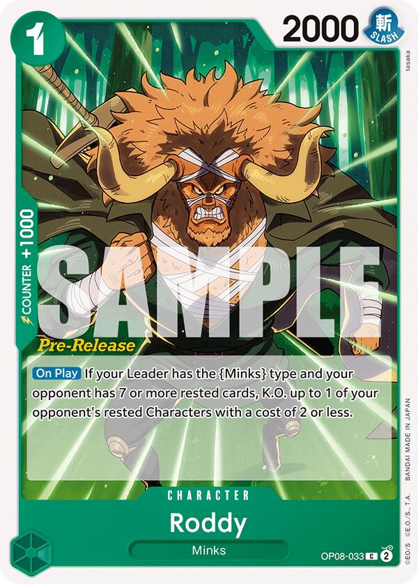 Roddy [Two Legends Pre-Release Cards] | Good Games Cannington