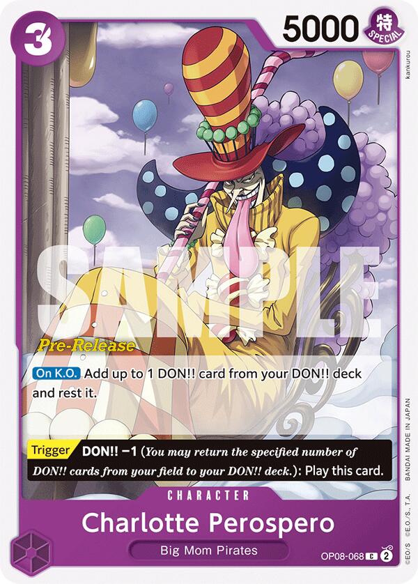 Charlotte Perospero [Two Legends Pre-Release Cards] | Good Games Cannington