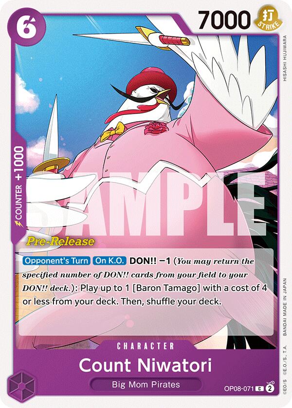Count Niwatori [Two Legends Pre-Release Cards] | Good Games Cannington