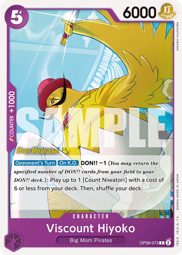 Viscount Hiyoko [Two Legends Pre-Release Cards] | Good Games Cannington