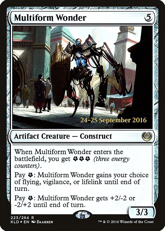 Multiform Wonder [Kaladesh Prerelease Promos] | Good Games Cannington