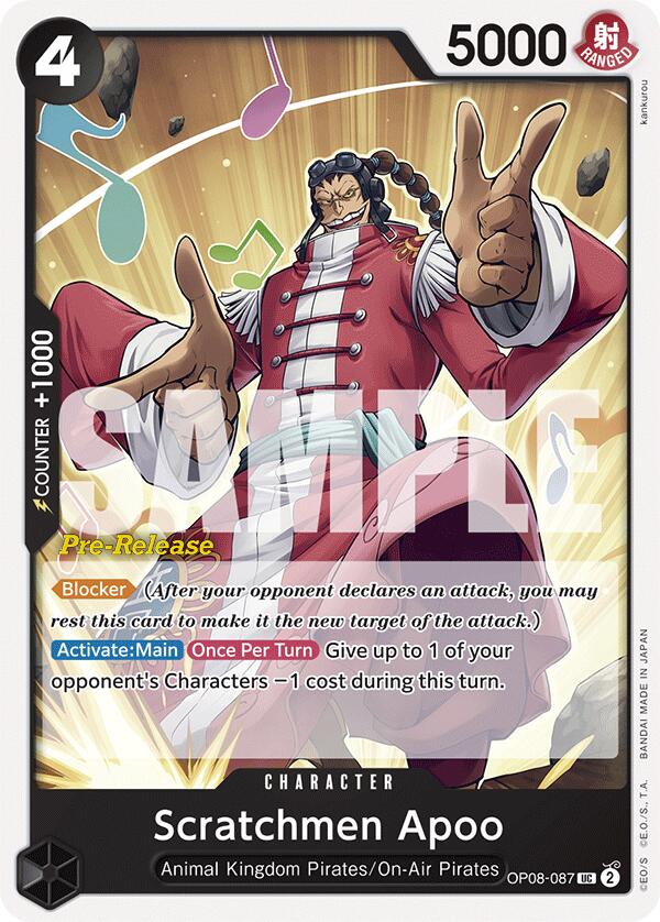 Scratchmen Apoo [Two Legends Pre-Release Cards] | Good Games Cannington