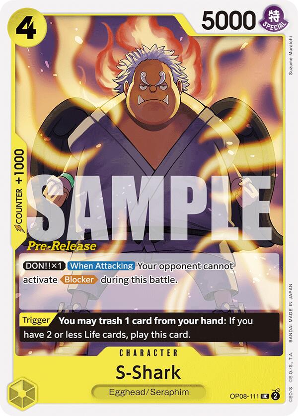 S-Shark [Two Legends Pre-Release Cards] | Good Games Cannington