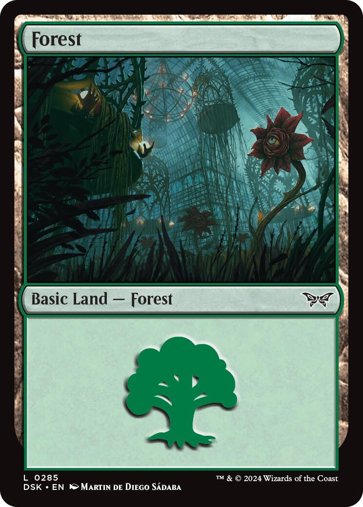 Forest (0285) [Duskmourn: House of Horror] | Good Games Cannington