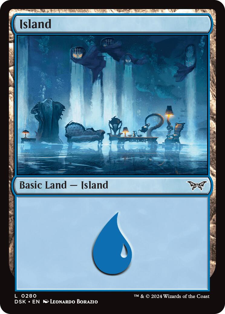 Island (0280) [Duskmourn: House of Horror] | Good Games Cannington
