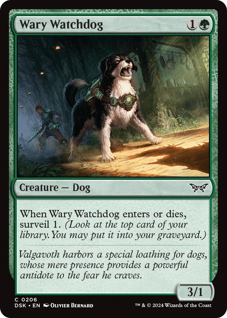 Wary Watchdog [Duskmourn: House of Horror] | Good Games Cannington