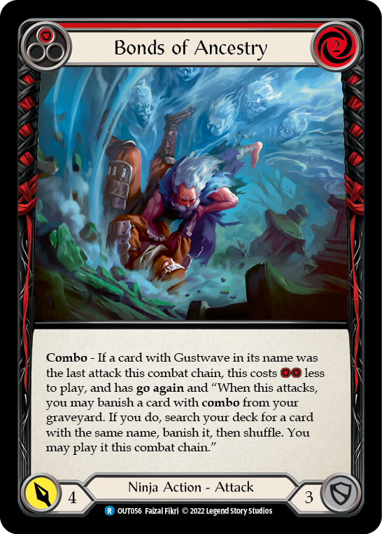 Bonds of Ancestry (Red) [OUT056] (Outsiders) | Good Games Cannington