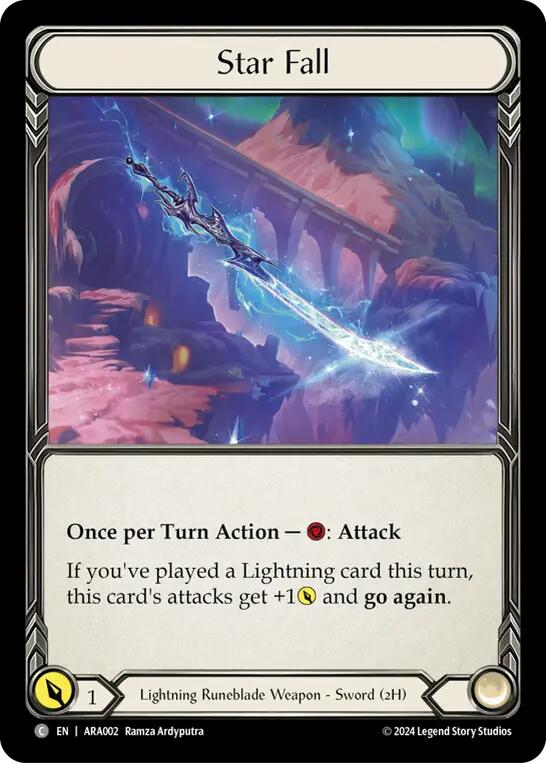 Star Fall [ARA002] (Rosetta Aurora Blitz Deck) | Good Games Cannington
