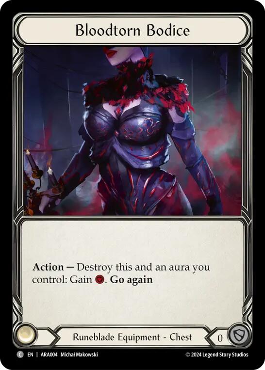 Bloodtorn Bodice [ARA004] (Rosetta Aurora Blitz Deck) | Good Games Cannington