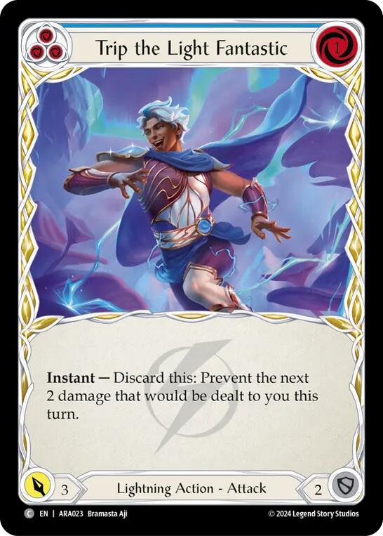 Trip the Light Fantastic (Blue) [ARA023] (Rosetta Aurora Blitz Deck) | Good Games Cannington