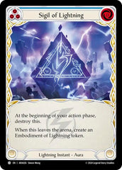 Sigil of Lightning [ARA026] (Rosetta Aurora Blitz Deck) | Good Games Cannington
