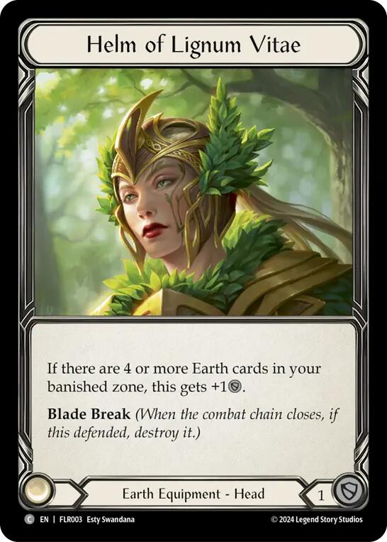 Helm of Lignum Vitae [FLR003] (Rosetta Florian Blitz Deck) | Good Games Cannington