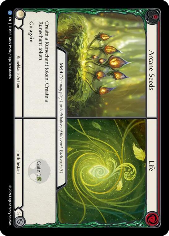 Arcane Seeds <> Life [FLR013] (Rosetta Florian Blitz Deck) | Good Games Cannington