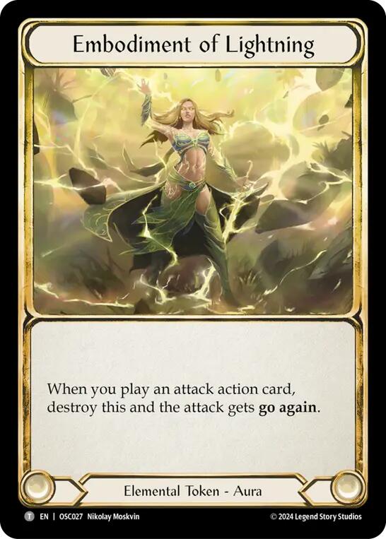 Embodiment of Lightning [OSC027] (Rosetta Oscilio Blitz Deck) | Good Games Cannington