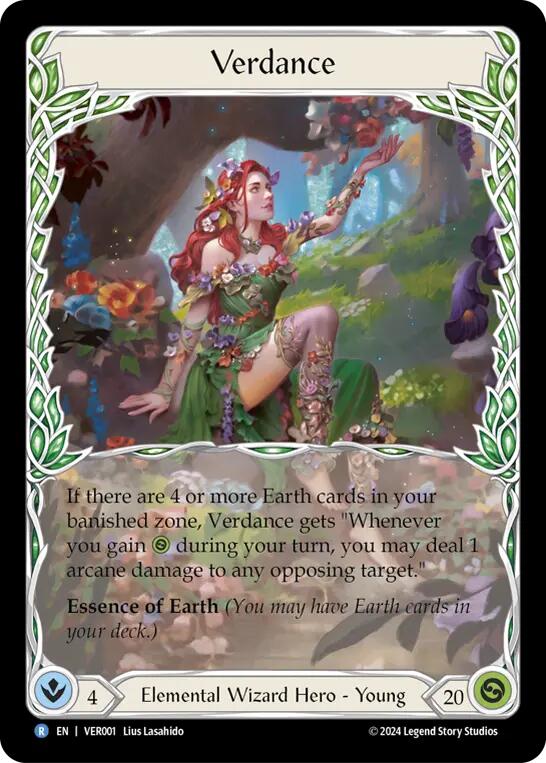 Verdance [VER001] (Rosetta Verdance Blitz Deck)  Rainbow Foil | Good Games Cannington