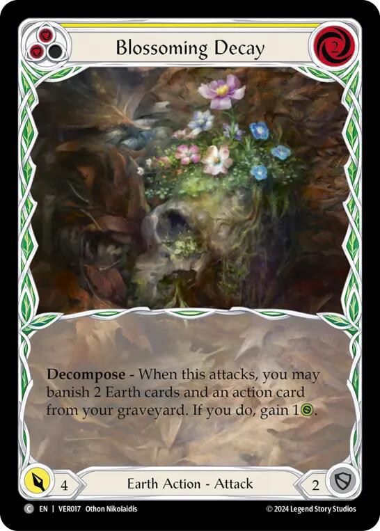 Blossoming Decay (Yellow) [VER017] (Rosetta Verdance Blitz Deck) | Good Games Cannington