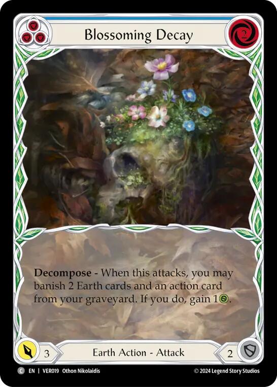 Blossoming Decay (Blue) [VER019] (Rosetta Verdance Blitz Deck) | Good Games Cannington