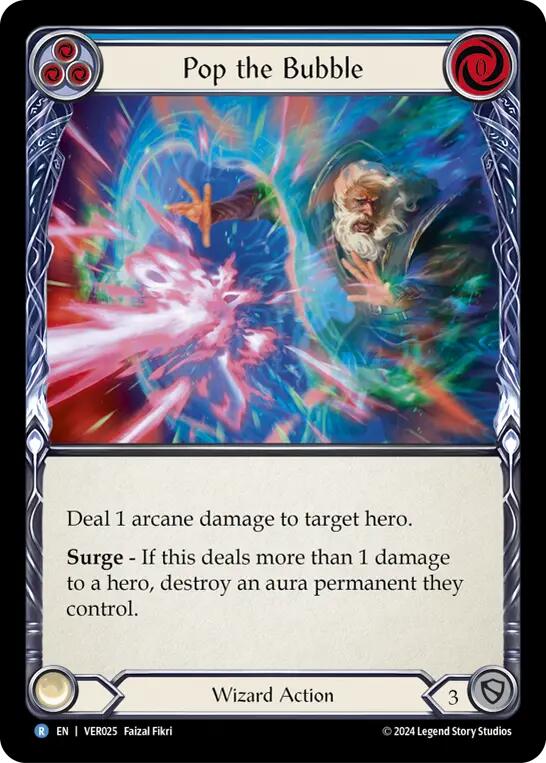 Pop the Bubble (Blue) [VER025] (Rosetta Verdance Blitz Deck) | Good Games Cannington