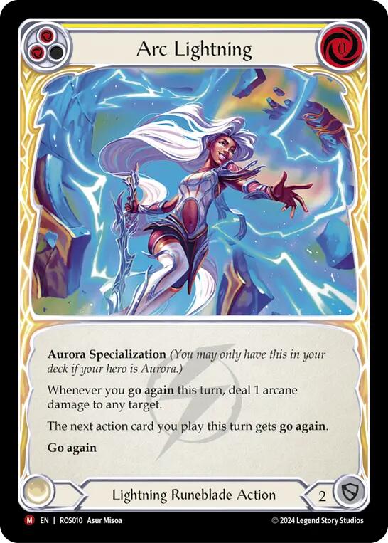 Arc Lightning [ROS010] (Rosetta)  Rainbow Foil | Good Games Cannington