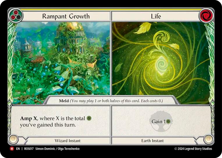 Rampant Growth // Life [ROS017] (Rosetta)  Rainbow Foil | Good Games Cannington