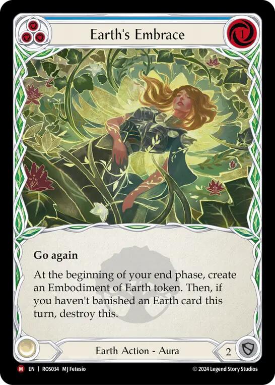 Earth's Embrace [ROS034] (Rosetta)  Rainbow Foil | Good Games Cannington