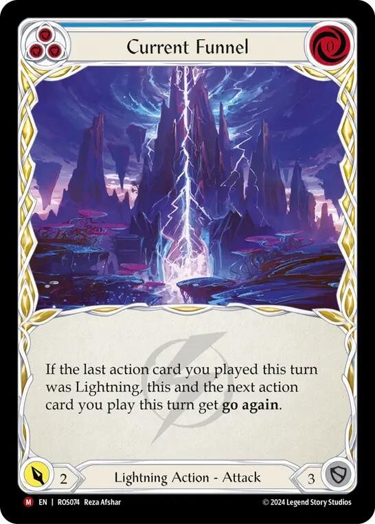 Current Funnel [ROS074] (Rosetta)  Rainbow Foil | Good Games Cannington